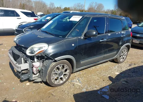 2014 Fiat 500L Trekking z USA, uszkodzony, nr VIN ZFBCFADH6EZ018719